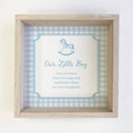 Gingham Blue Our Little Boy