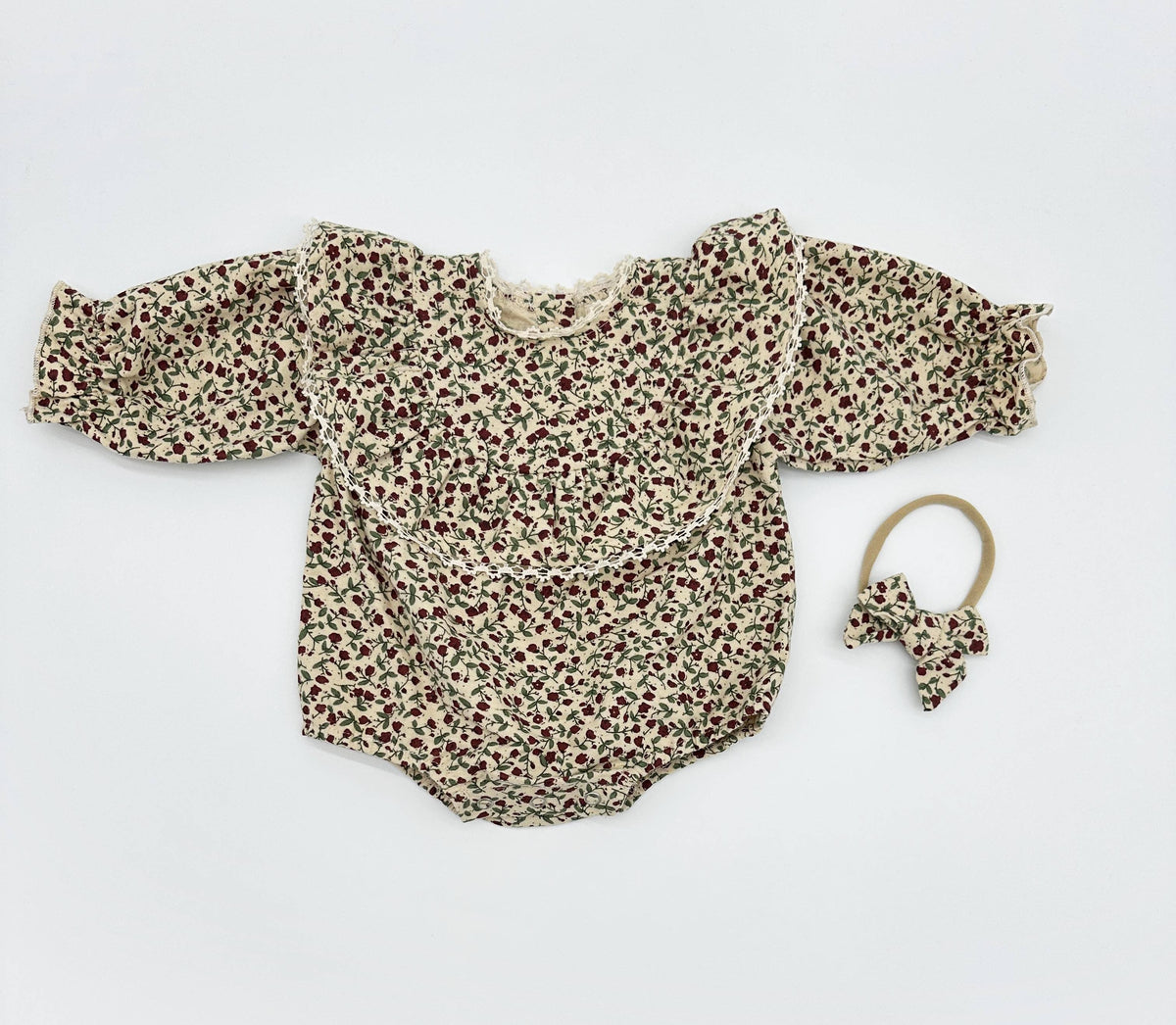 Rosy Fall Romper