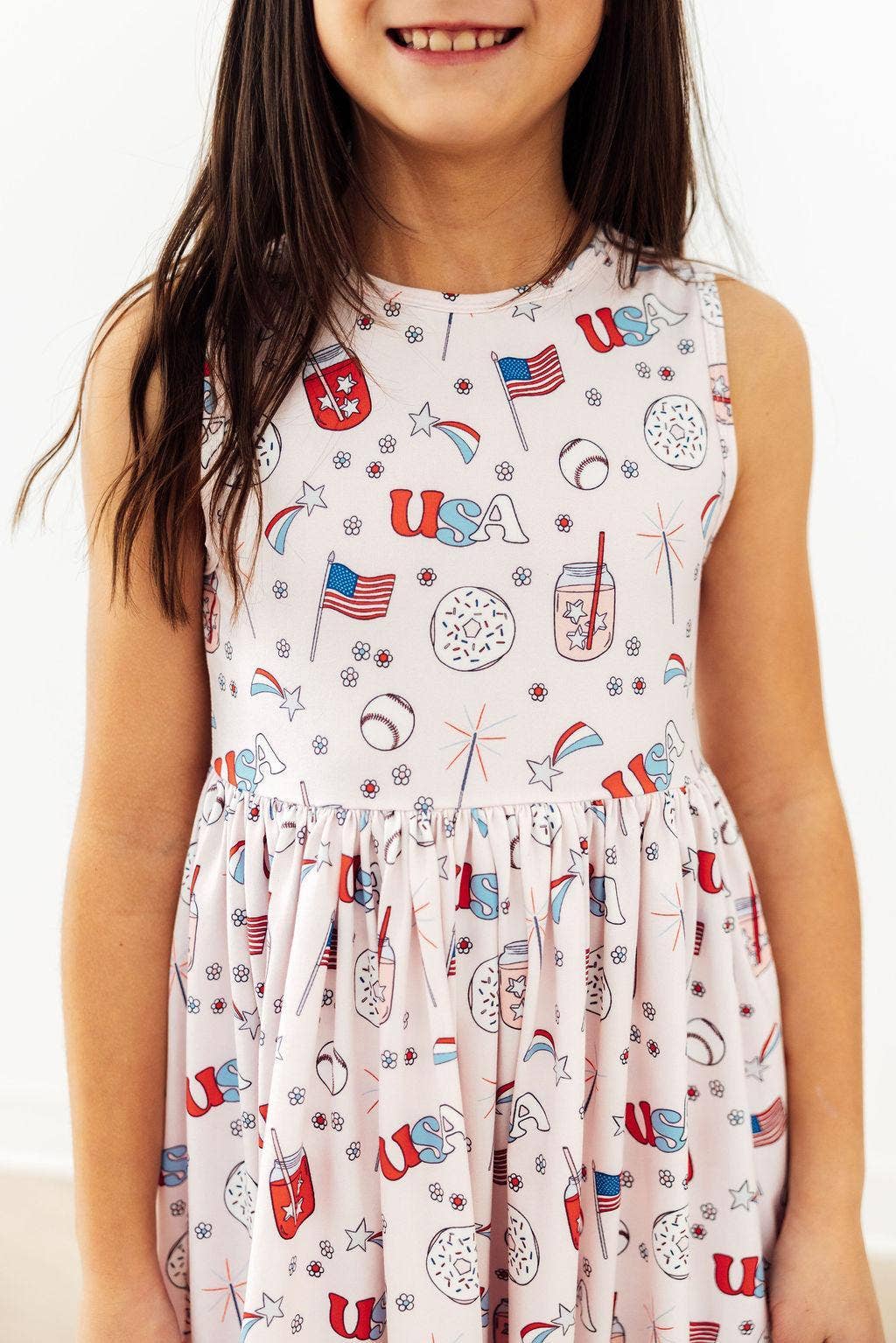 Party in the USA Tank Twirl Dress