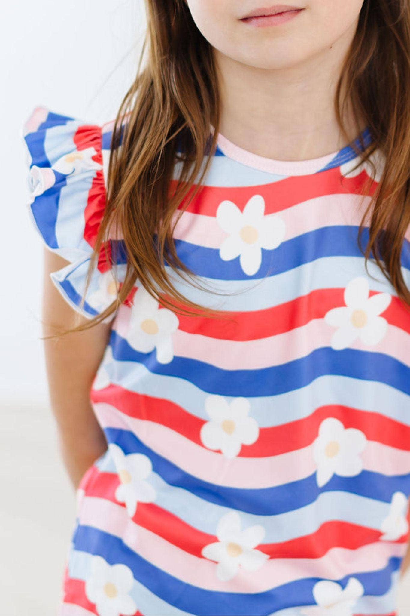 July Vibes Ruffle Tee