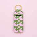 Lip Balm Keychain Holder - Pink&Green