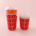 Iced Drink Sleeve - Happy Floral 16oz