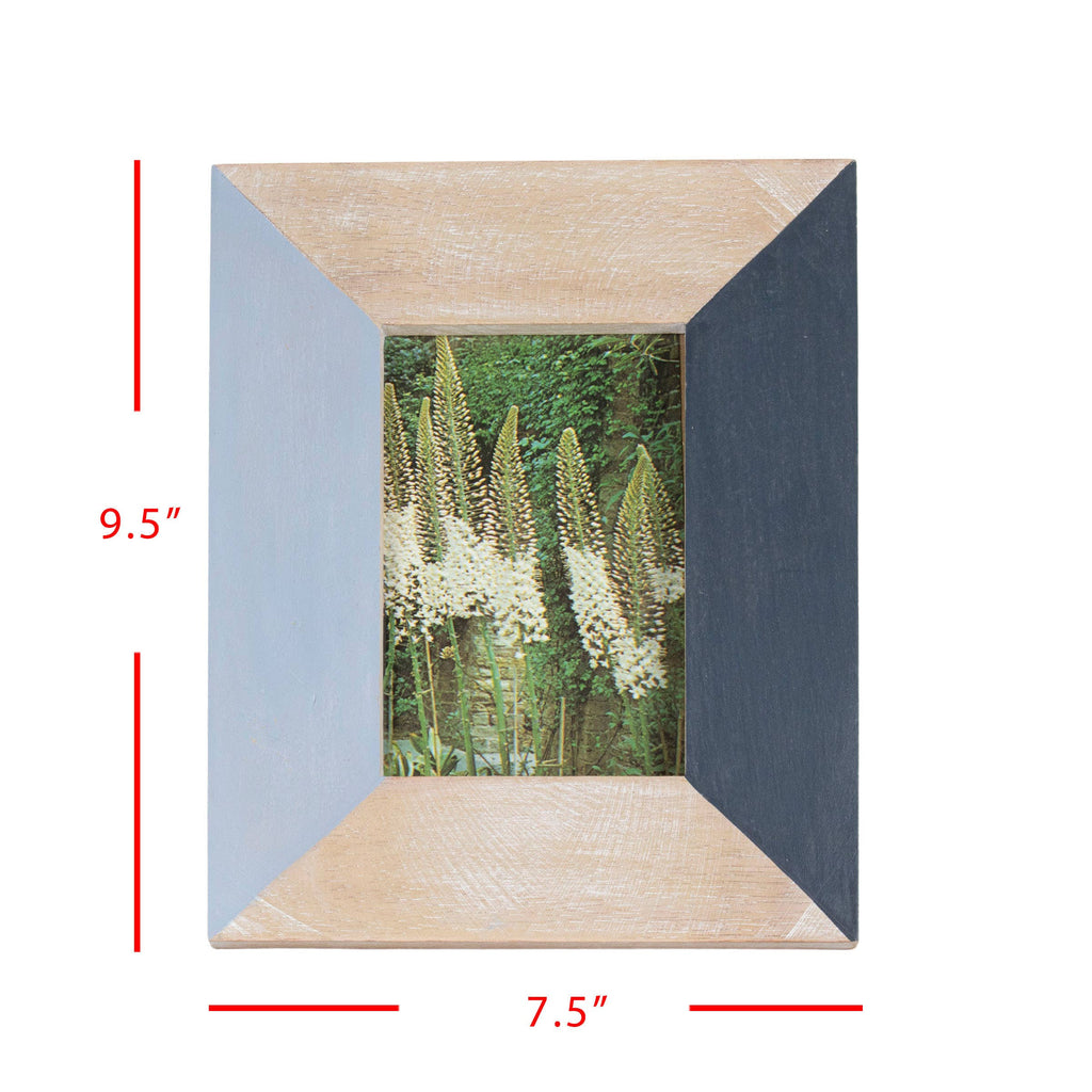 Calliope 4x6 Photo Navy Blue Wood Picture Frame