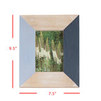 Calliope 4x6 Photo Navy Blue Wood Picture Frame