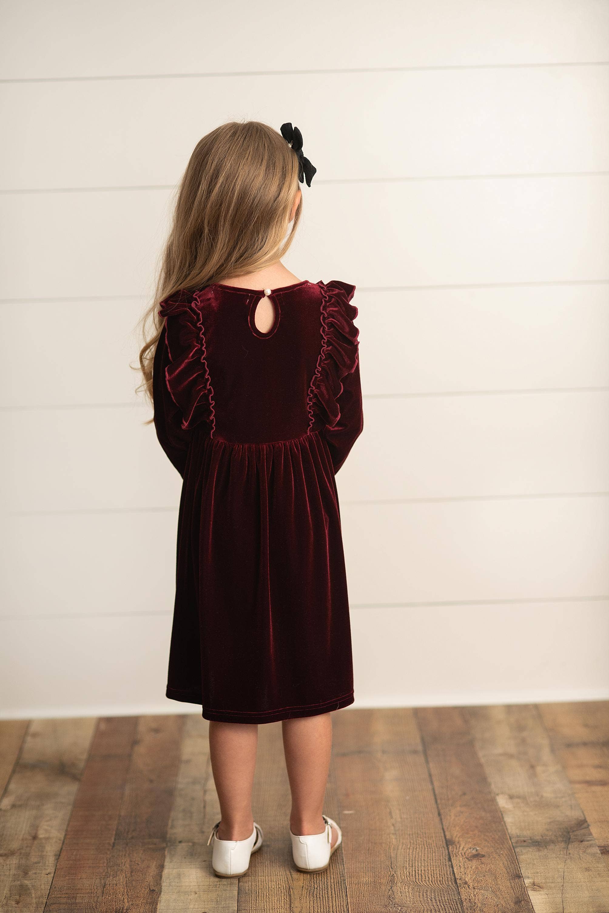 Velvet Bow Party Dress