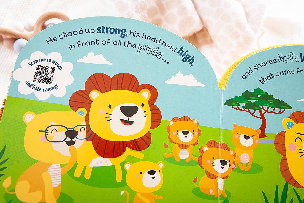 Squish and Snugg: Lion (Plush Book for baby shower gift)