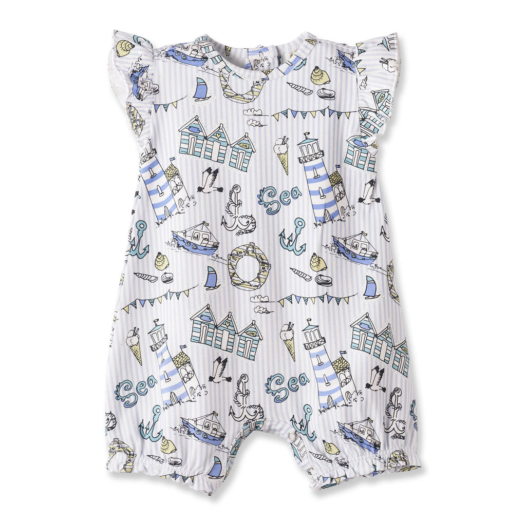 Seashore Bubble Romper - Girl