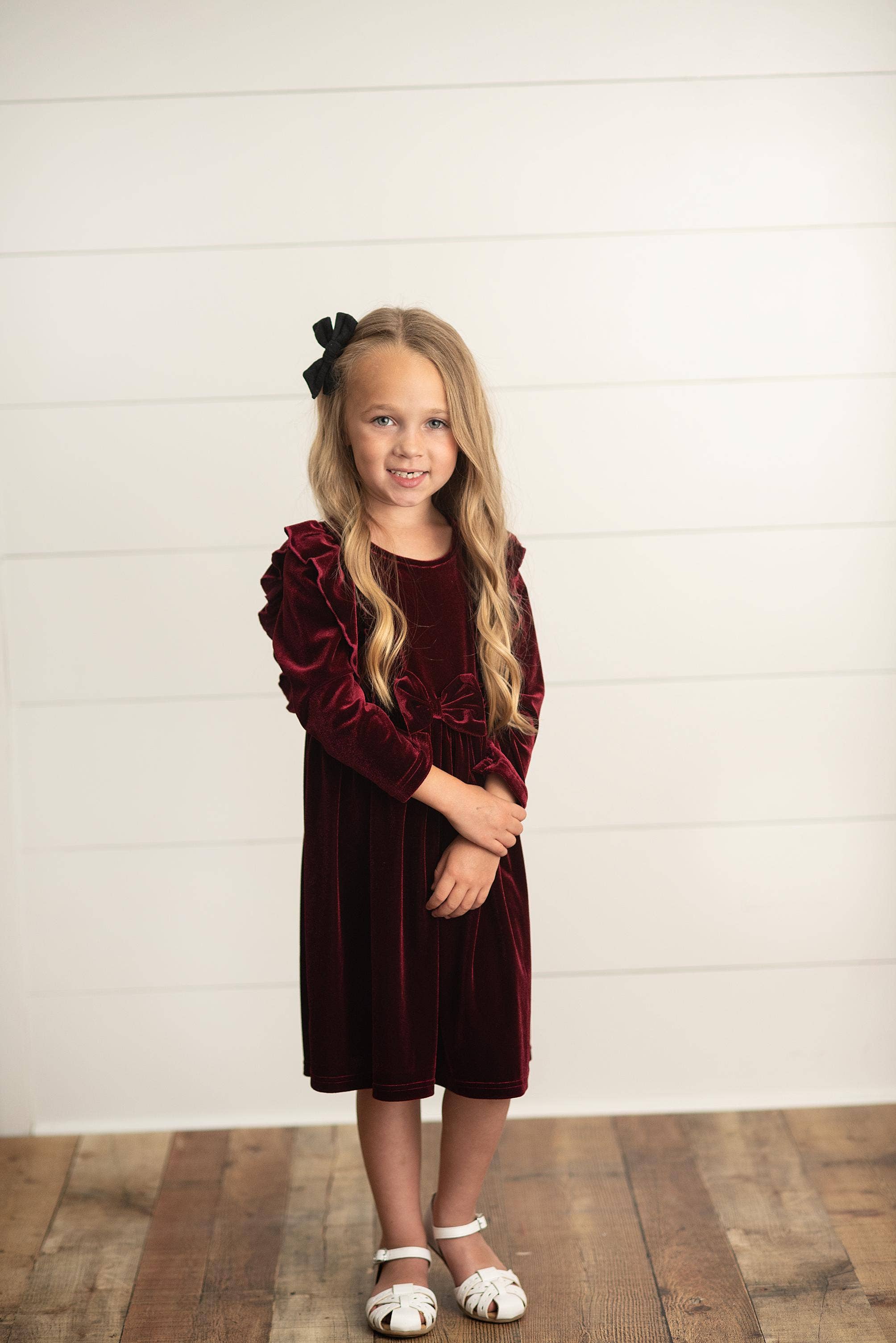 Velvet Bow Party Dress