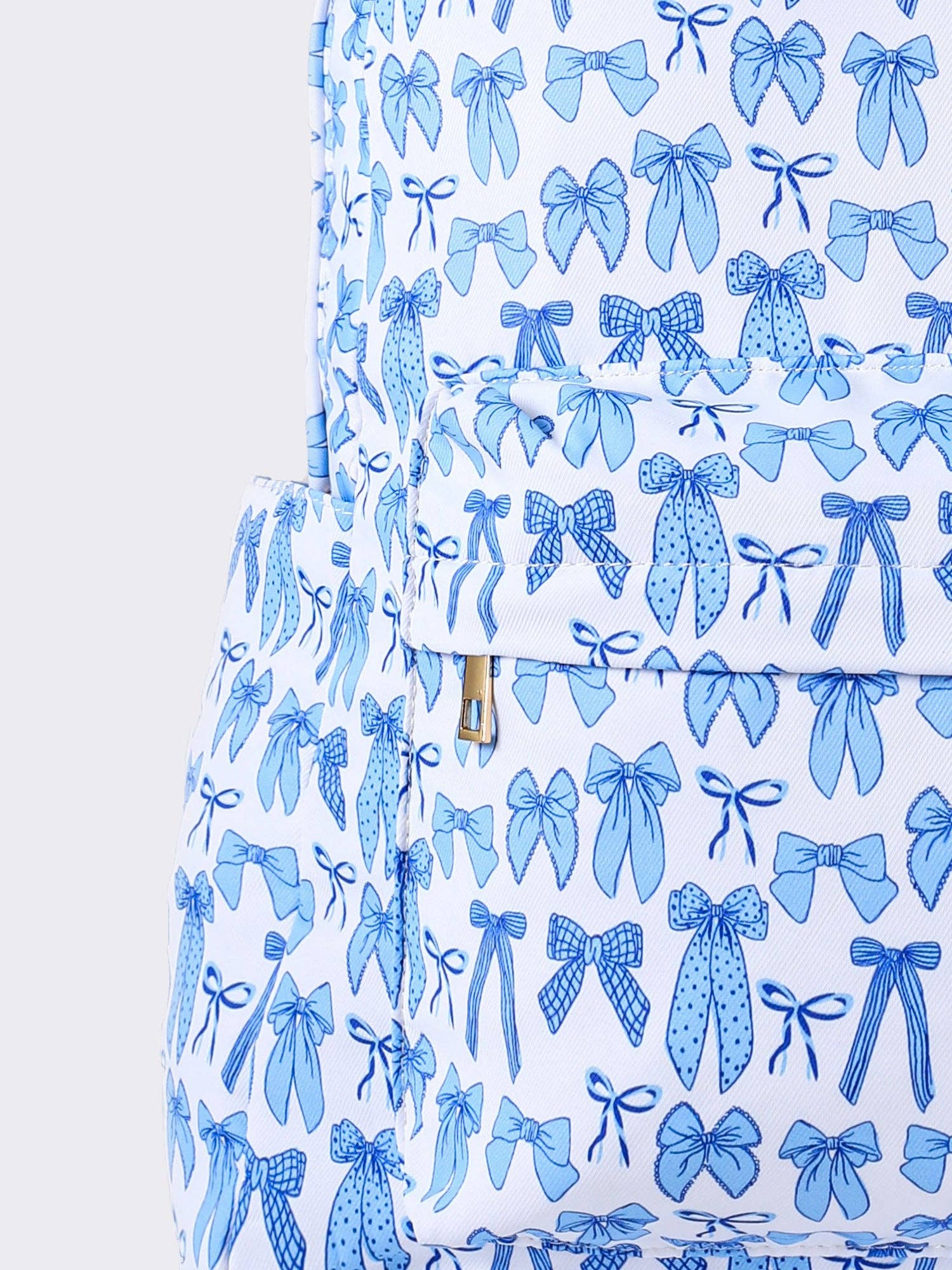 Bow Print Girls Backpack
