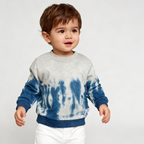 Rush Blue Tie-Dye Fleece Sweatshirt