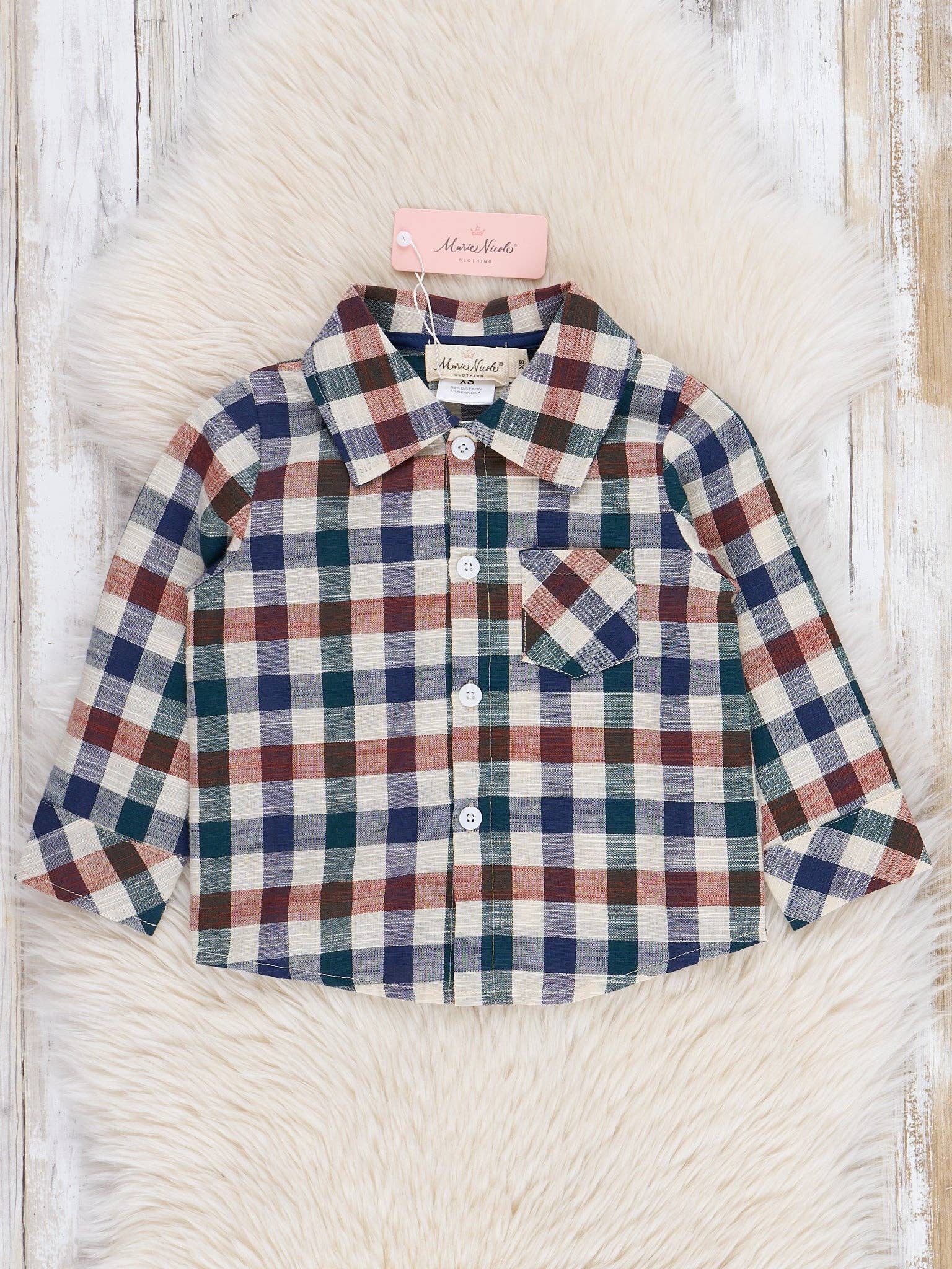 Checkered Plaid Button Up