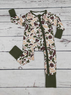 Camo Printed Baby Zippy