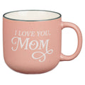 Mug Pink I Love You, Mom