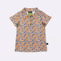 Orange Camo Boy Collar Shirt