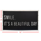 Smile Beautiful Day Wall Art