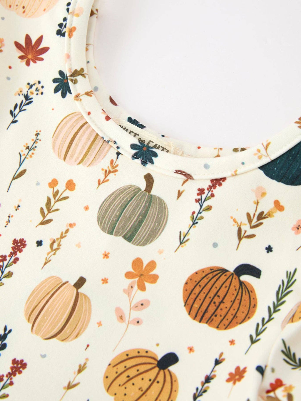 Addison Pumpkin Floral Dress