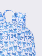 Bow Print Girls Backpack