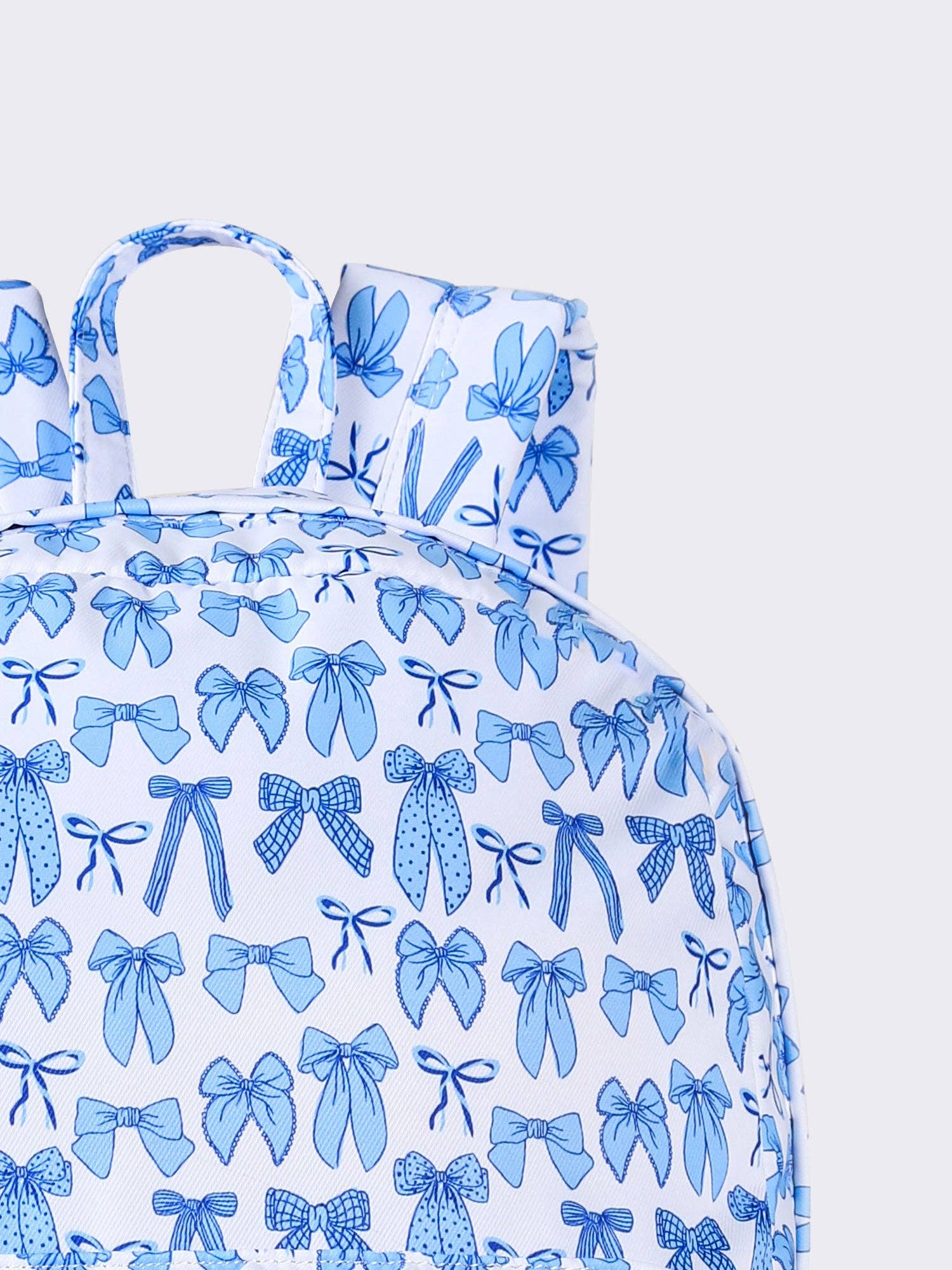 Bow Print Girls Backpack