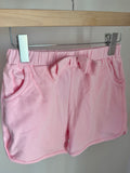 Girls Pink Bow Shorts