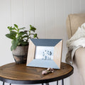 Calliope 4x6 Photo Navy Blue Wood Picture Frame