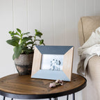 Calliope 4x6 Photo Navy Blue Wood Picture Frame
