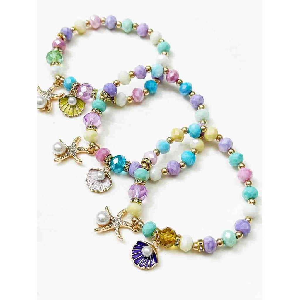 Starfish and Shell Bracelets