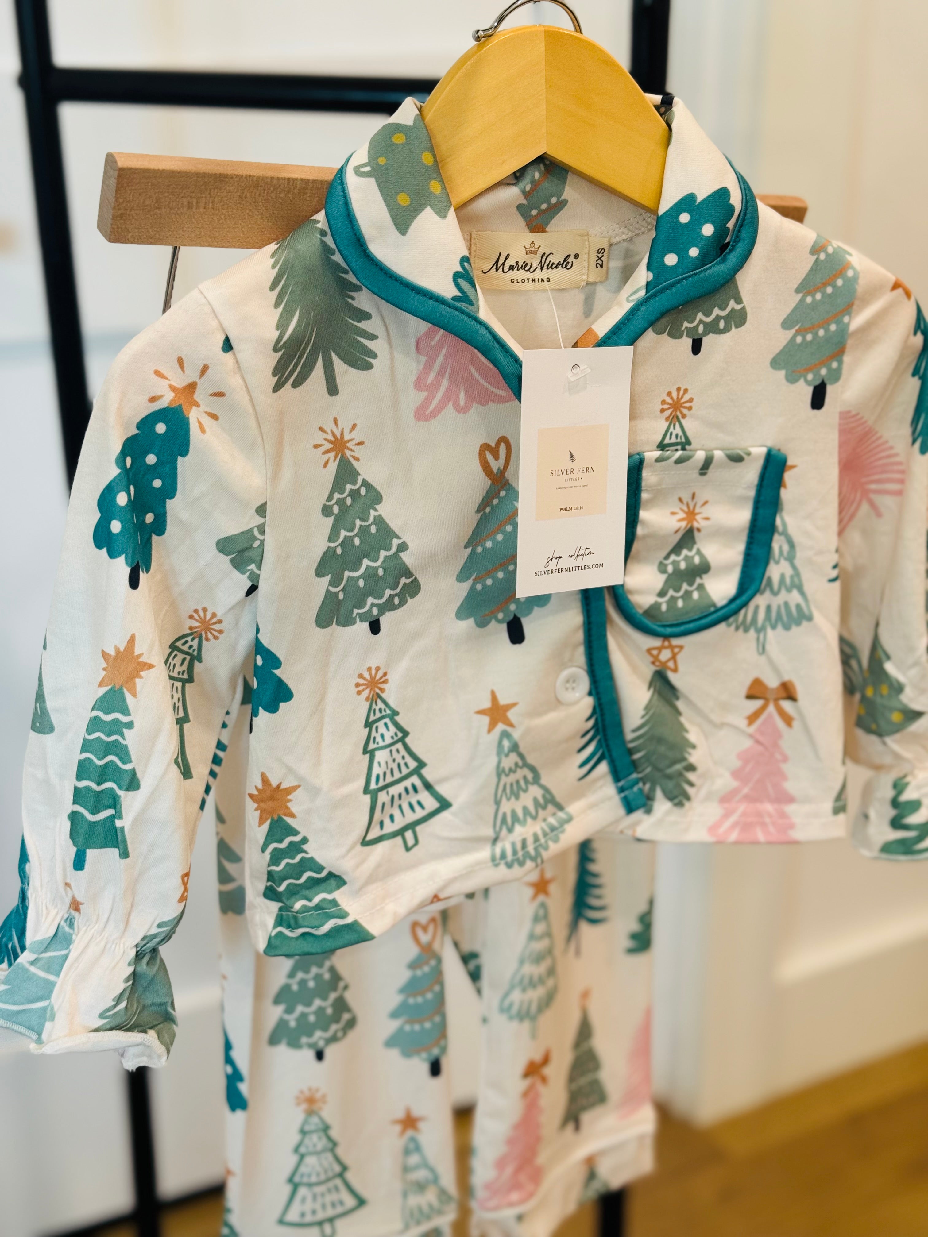 Evergreen Galore Cropped Pajamas