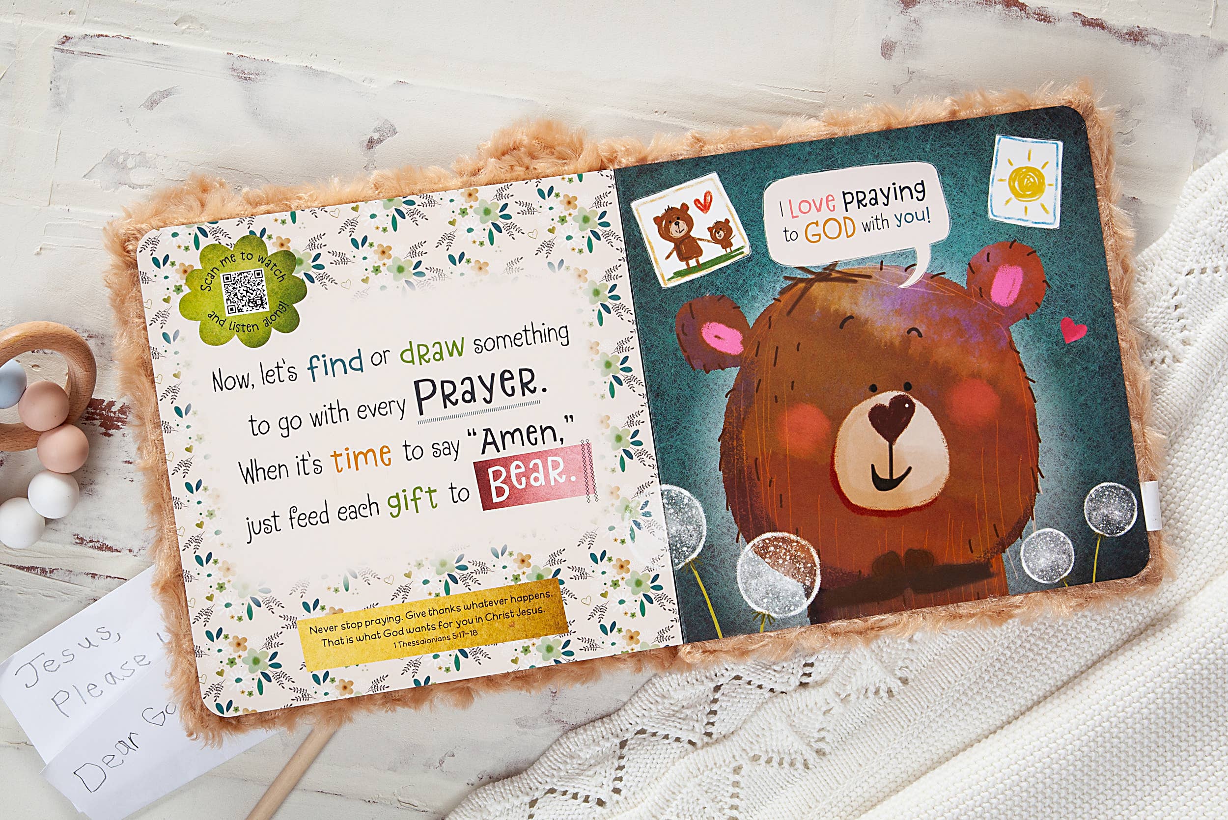 Furry Prayer Bear Book
