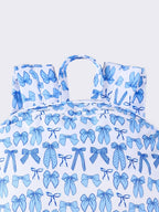 Bow Print Girls Backpack
