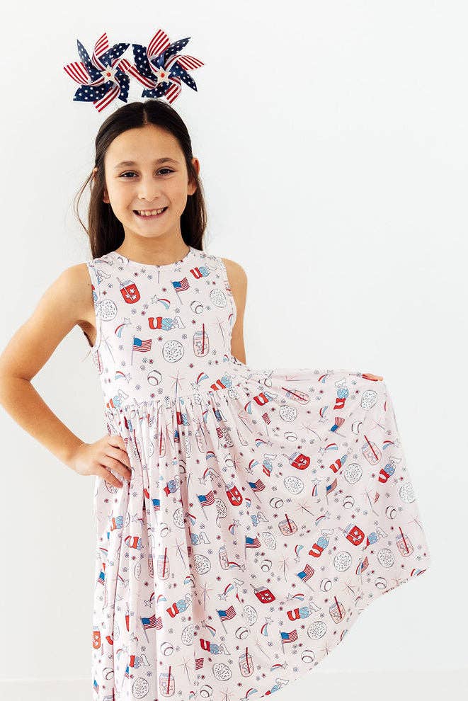 Party in the USA Tank Twirl Dress