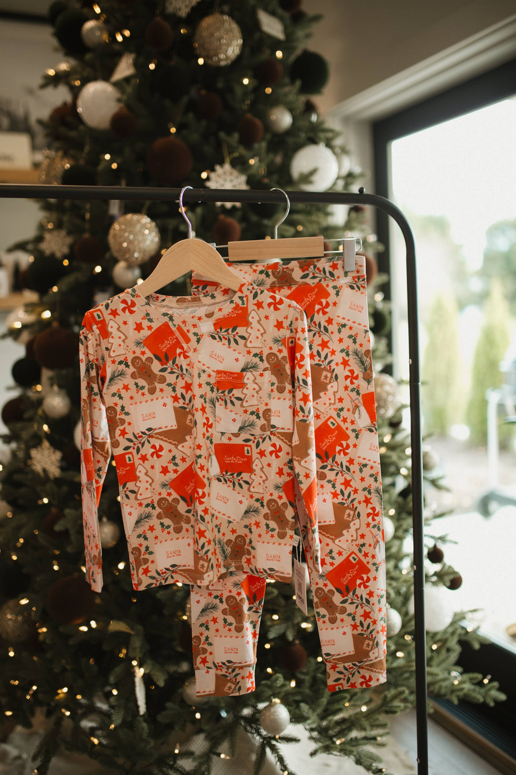 Letters to Santa Long Bamboo Pajama Set