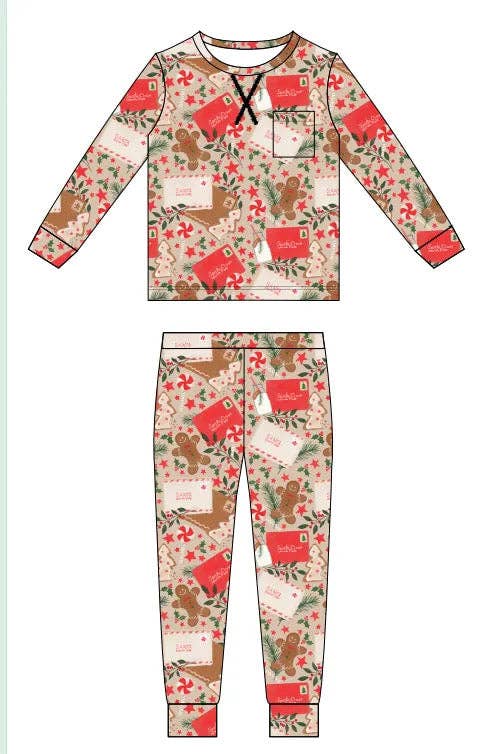Letters to Santa Long Bamboo Pajama Set