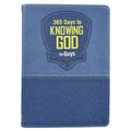 Kid Book 365 Days to Knowing God for Guys Faux Leather