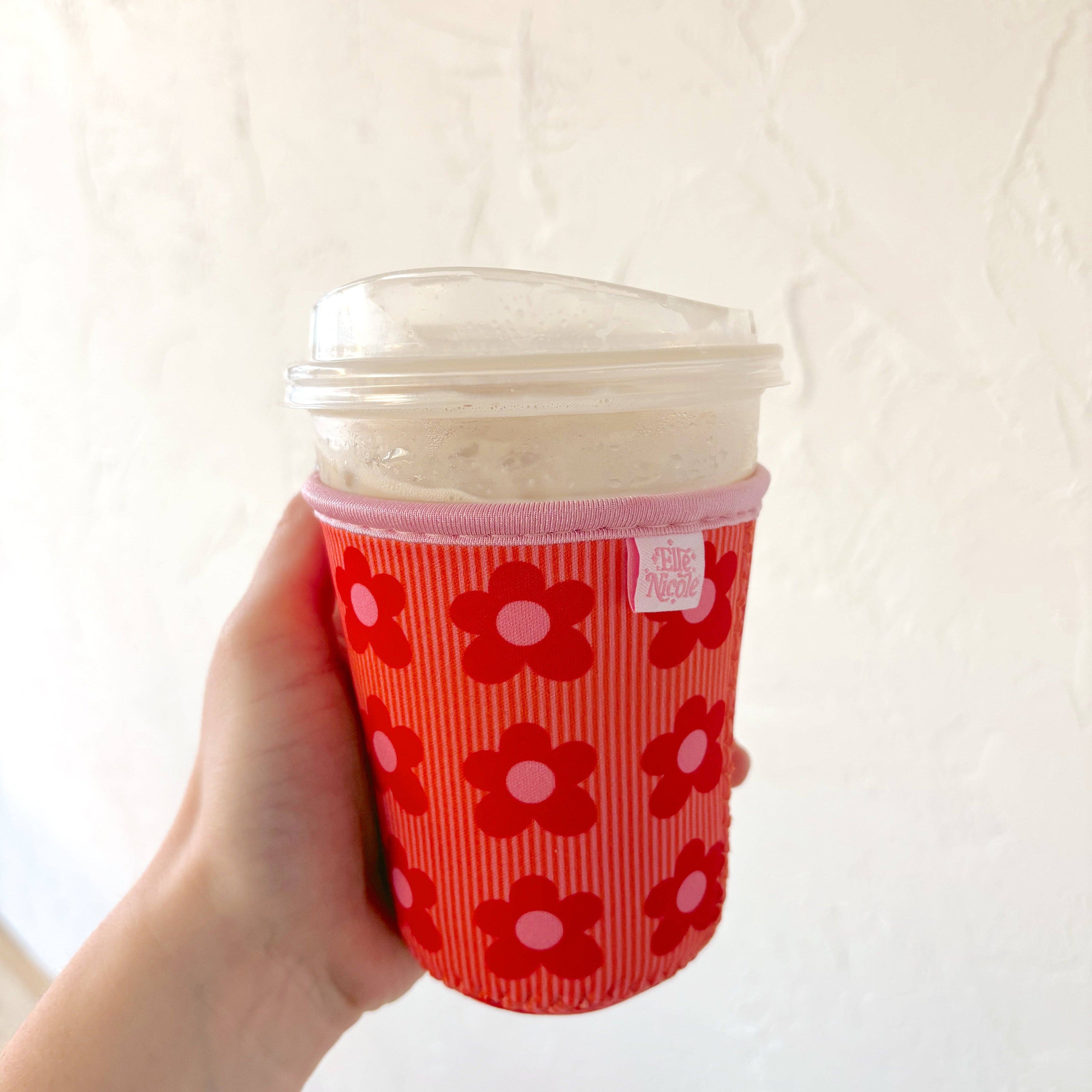 Iced Drink Sleeve - Happy Floral 16oz