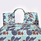 Camouflage Print Kids Canvas Backpack