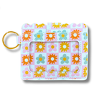 Wallet - Checkered Floral