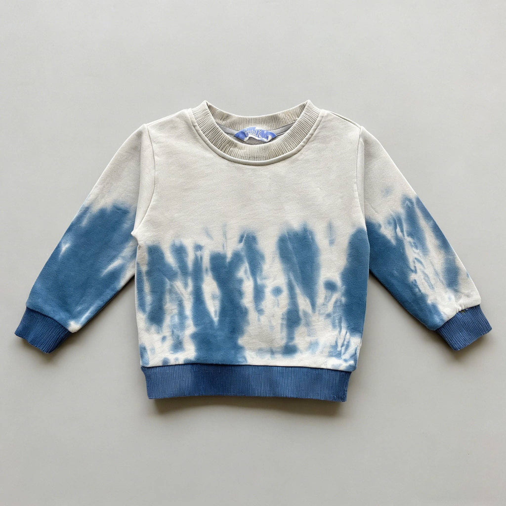 Rush Blue Tie-Dye Fleece Sweatshirt